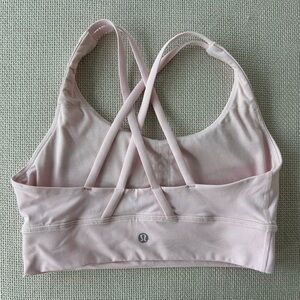 Lululemon Energy Longline Bra Strawberry Milkshake